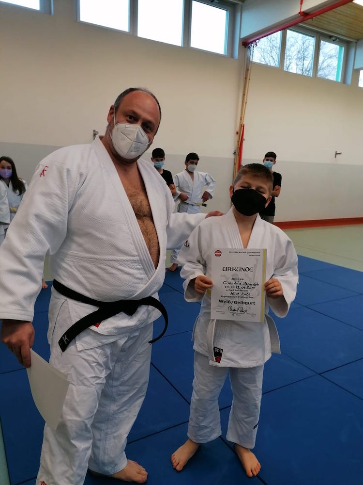 Weiß/Gelbgurt für unsere Judoka