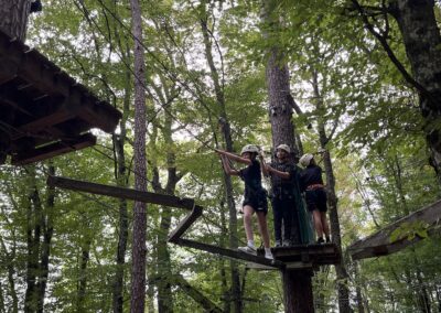 Teambuildung im Hochseilgarten