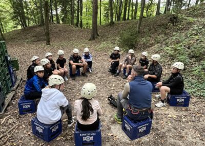 Teambuildung im Hochseilgarten