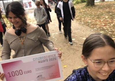 EMS Oberwart gewinnt 1. Platz beim Citizen Science Award2025