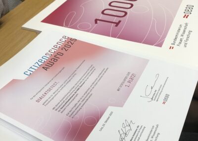 EMS Oberwart gewinnt 1. Platz beim Citizen Science Award2025