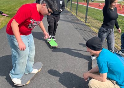 Actionreicher Besuch der Tigers Stegersbach im Fit4Life-Unterricht💥