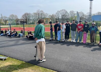 Actionreicher Besuch der Tigers Stegersbach im Fit4Life-Unterricht💥
