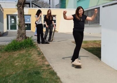 Actionreicher Besuch der Tigers Stegersbach im Fit4Life-Unterricht💥